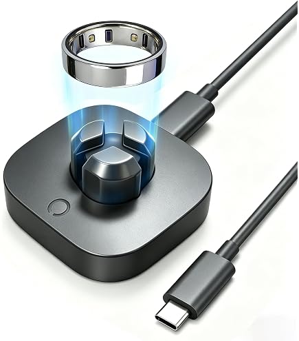 Amazon.co.jp: Oura Ring 4充電器用ワイヤレス充電ケース、2000mAh